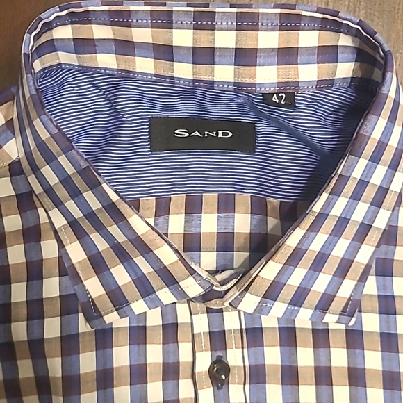 Sand Men's Long Sleeve Shirt - Picture 2 of 4